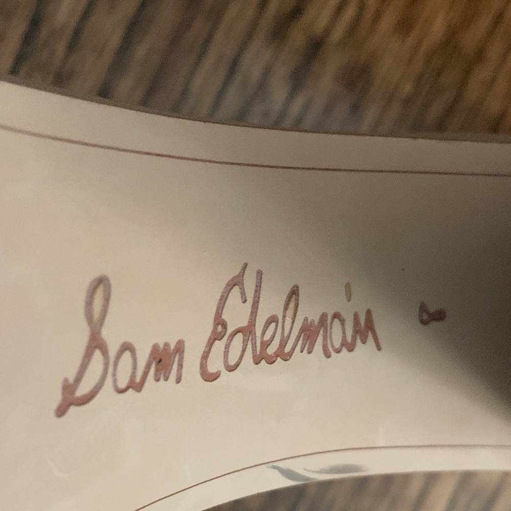 Sam Edelman Elegant Cream High Heel Ankle Strap Sandals - Picture 8 of 8